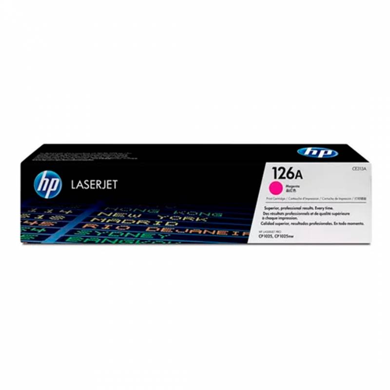 Toner Original Hp Ce313A (126A) Magenta. Rendimiento 1.000 Copias.