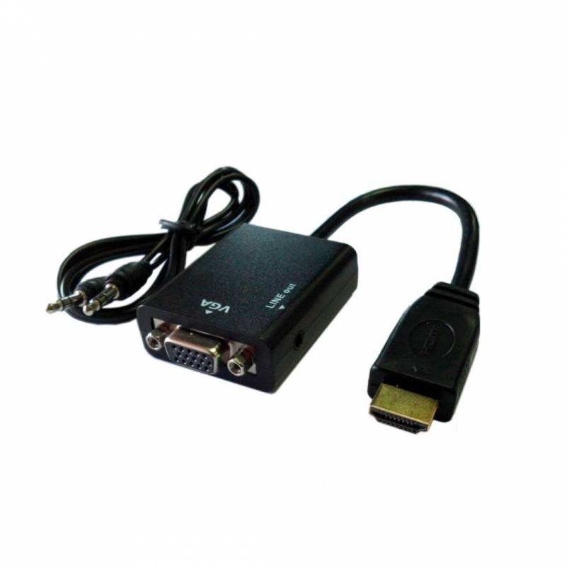Convertidor  Gen. Hdv01  Hdmi (M) A Vga (H)