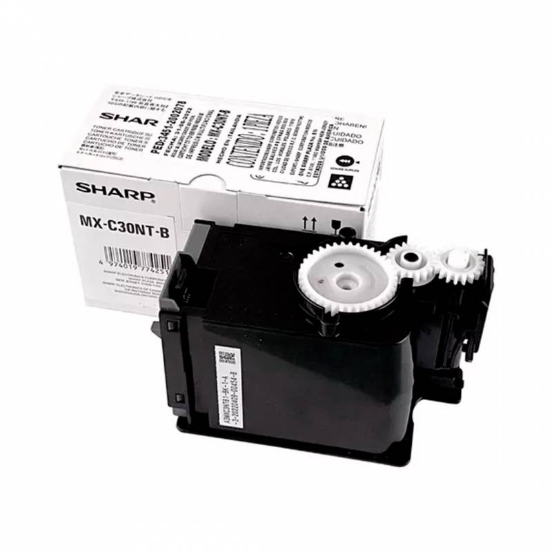 Toner Original Sharp Mx-C30Nt-Bk Negro. Rendimiento: 6.000 Copias