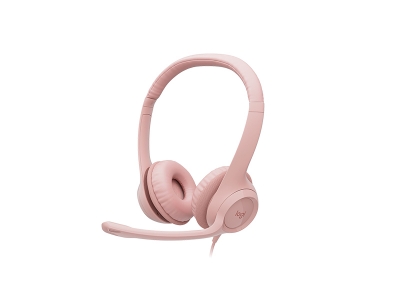 Auriculares Logitech Con Micrófono H390 Rosa Usb