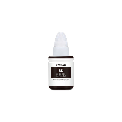 Botella De Tinta Original Canon Gi-190 Bk Negro 135 Ml Â€“ 0667C001Ac