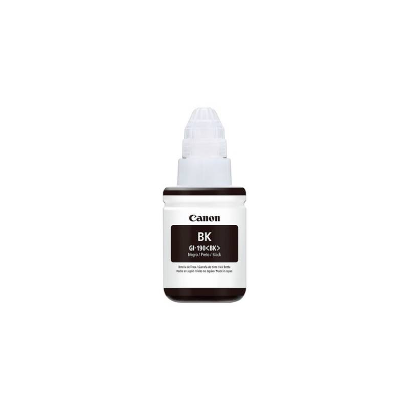 Botella De Tinta Original Canon Gi-190 Bk Negro 135 Ml Â€“ 0667C001Ac