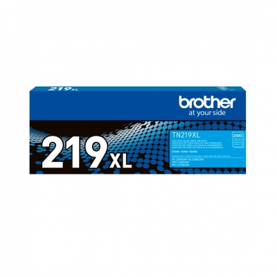 Toner Brother Original Tn219Xl Cyan. Rendimiento 3.000 Copias.
