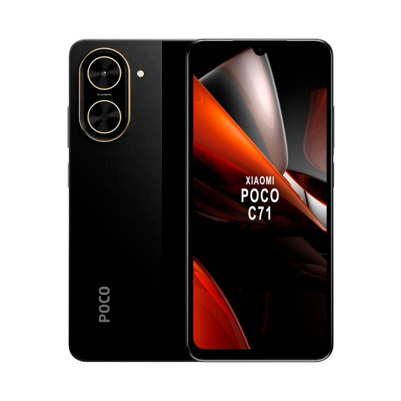 Smartphone Poco C71 Xiaomi Dualsim Power Black