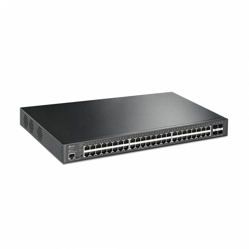 Switch Tp-Link Tl-Sg3452Xp  48Pt Gbit  Poe+ At/Af, 4 Sfp 10Gb - Tl-Sg3452Xp