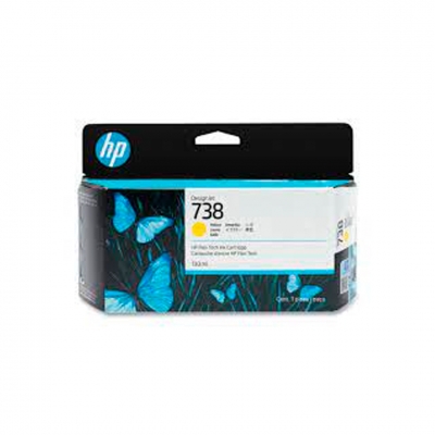 Cartucho De Tinta Original Hp 738 Amarillo (498N7A)