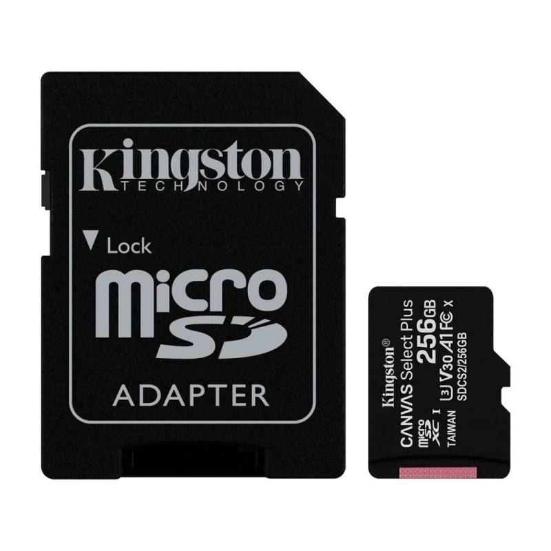 Memoria Micro Sd Kingston 256Gb 100Mb/S 85Mb/S