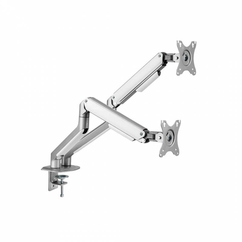 Soporte Brateck Ldt63-C024 Doble Para Pantallas De Entre 17 Y 32