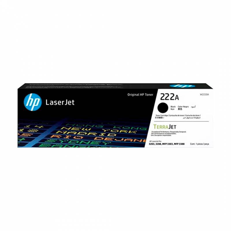 Toner Original Hp W2220A Negro. Rendimiento 1300 Copias.