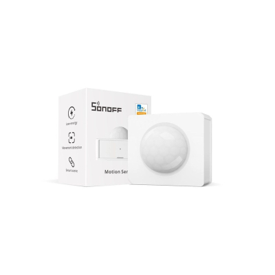 Sensor De Movimiento Pir3-Rf 6920075775372 Sonoff Rf 433Mhz Blanco.