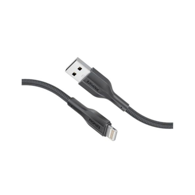 Cable Promate Xcord-Ai200.Black Usb-A A Lightning 2Mts