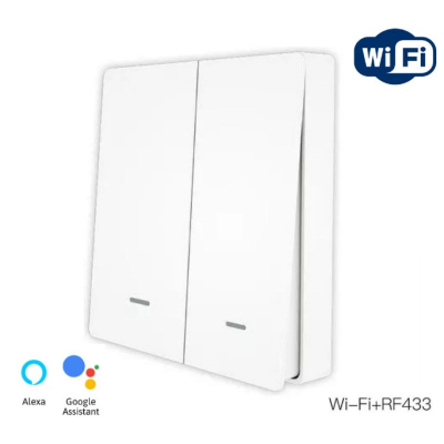 Interruptor Multicontrol Rt-B-Zs-Eu2-En Oem Wi-Fi/Rf433 Blanco 2 Vías