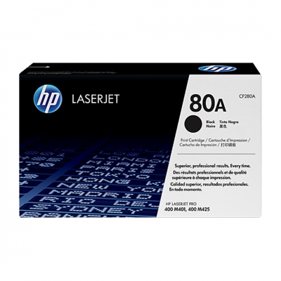 Toner Original Hp Cf280A Negro. Rendimiento 2.700 Copias.
