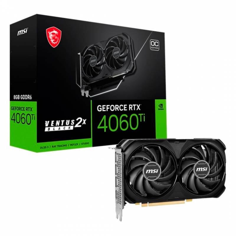 Tarjeta De Video Msi Geforce Rtx 4060 Ti Ventus 2X 16G Oc