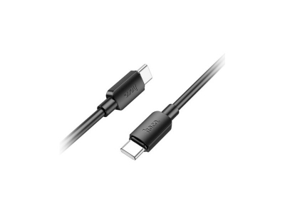 Cable Hoco X96 Hyper Usb-C A Usb-C Carga Rapida 60W Negro.