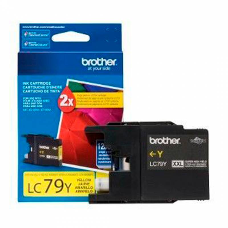Cartucho De Tinta Brother Original Amarillo. Lc79Y