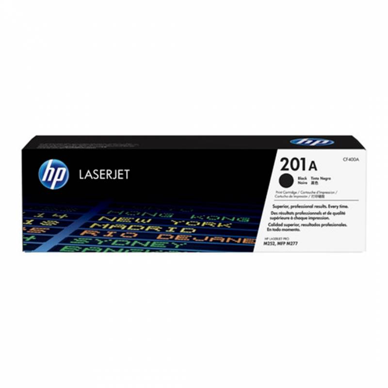 Toner Original Hp Cf400A Negro. Rendimiento 1.500 Copias.