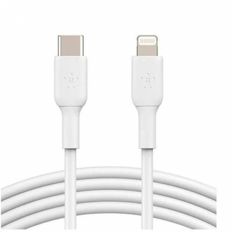 Cable Belkin Caa003Bt1Mwh Usb-C A Lightning Blanco 1M 60W
