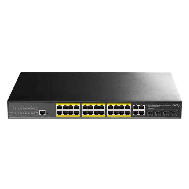 Switch 24P Poe Gigabit Cudy + 4Sfp Administrable