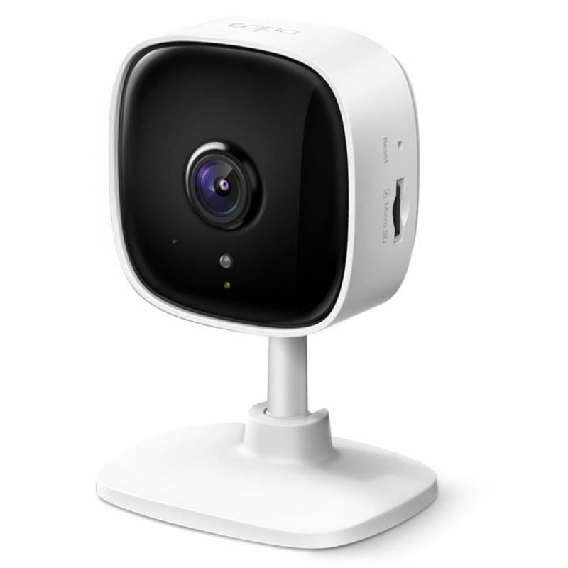 Cámara De Seguridad Wi-Fi Tapo C100 Interior 1080P. Visión Nocturna Hasta 9 M. Detección De Movimiento Con Notificaciones. Alarma De Luz Y Sonido Disuasoria. Au