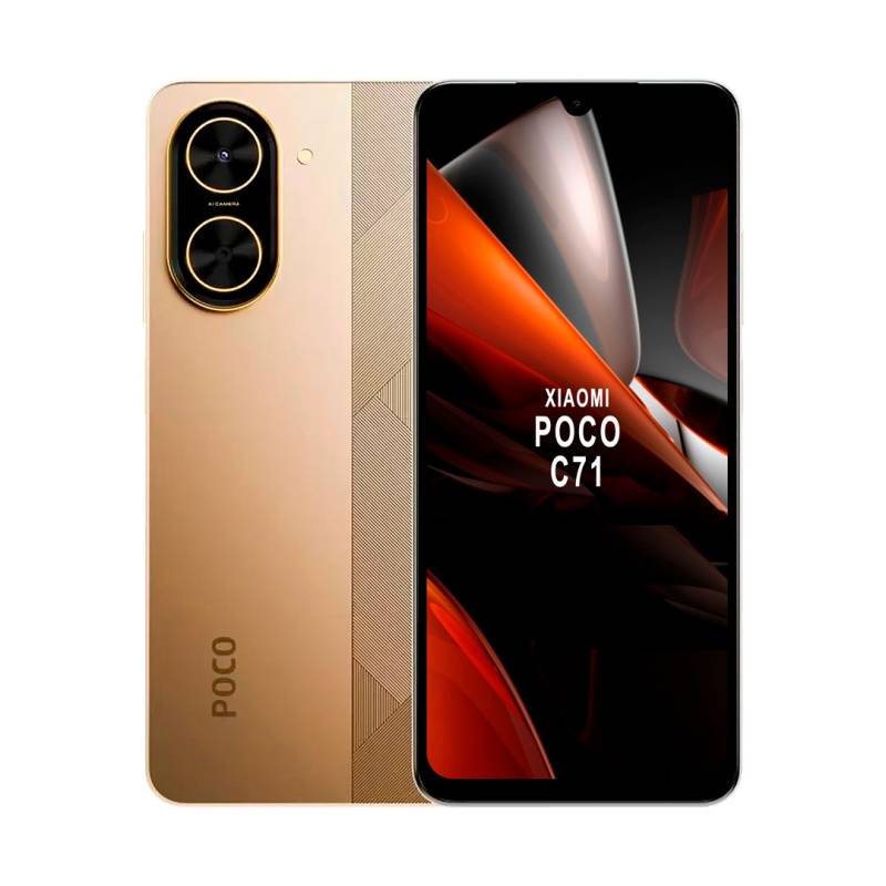 Smartphone Poco C71 Xiaomi Dorado (Desert Gold) Smartphone Dual Sim