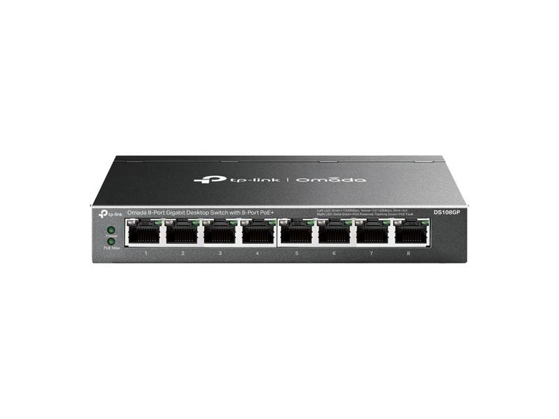 Switch Tp-Link Ds108Gp 8 Puertos Gigabit Poe+ Af/At