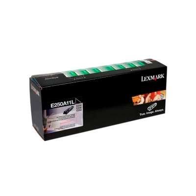 Toner Original Lexmark E250A11L Negro. Rendimiento 3.500 Copias.