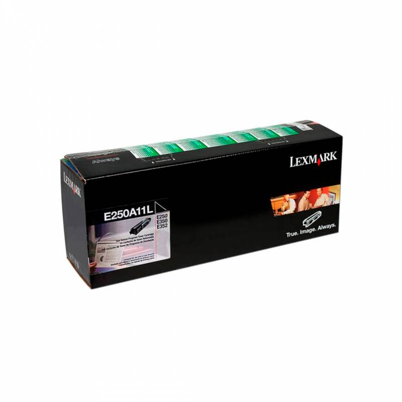 Toner Original Lexmark E250A11L Negro. Rendimiento 3.500 Copias.