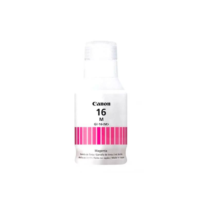 Botella De Tinta Canon Original Gl-16M Magenta Rendimiento 14.000 Copias