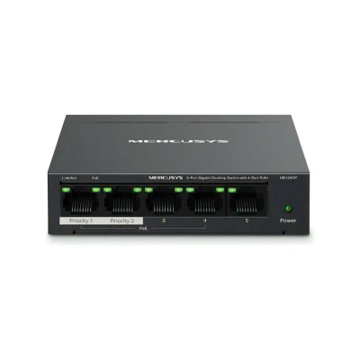 Switch Mercusys Ms105Gp 5Pt Poe+