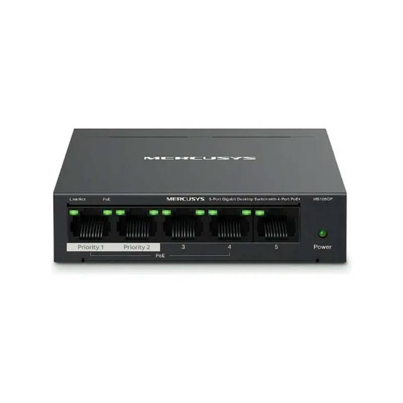 Switch Mercusys Ms105Gp 5Pt Poe+