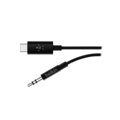 Cable De Audio Usb-C A 3.5 Mm Rockstar F7U079Bt03-Blk Belkin