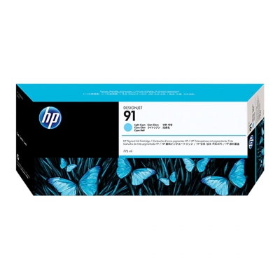 Cartucho De Tinta Original Hp  Light Cyan. C9470A (91)