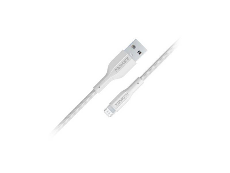 Cable Promate Xcord-Ai White Cable Usb-A A Lightning 1M