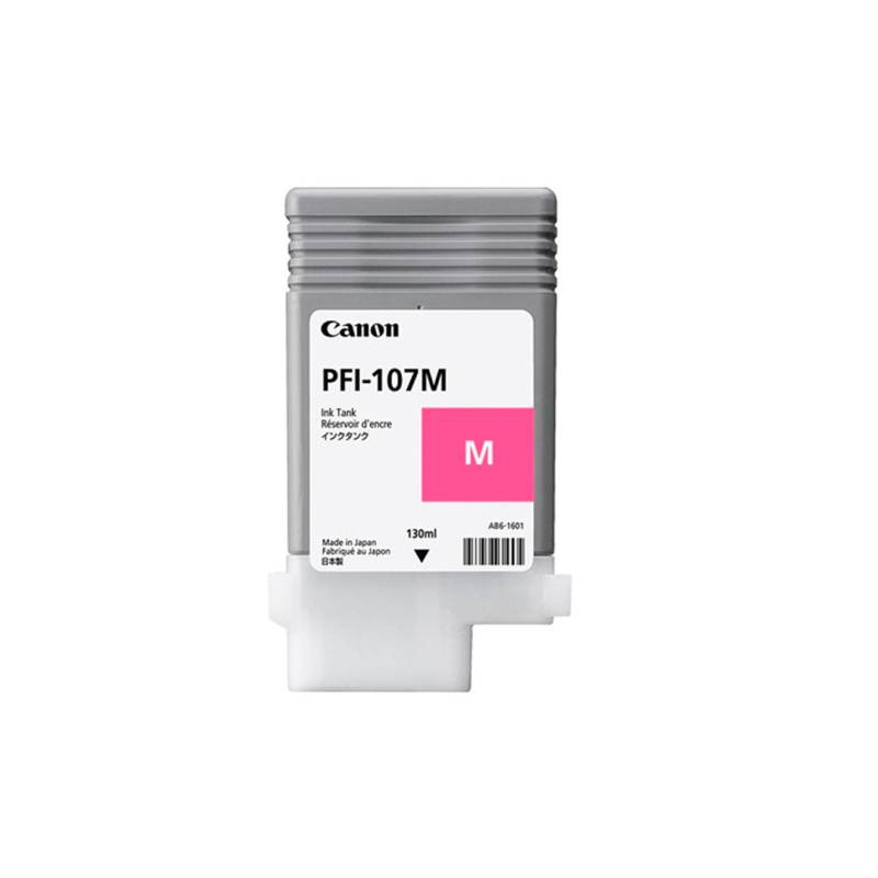 Cartucho De Tinta Canon Original Pfi-107M Magenta P/ Plotter Ipf670 /Ipf770