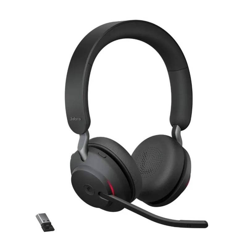 Headset Evolve2 65 Duo Link 390A 26599-999-999 Jabra Microsoft Teams Inalã¡Mbrico