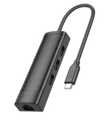 Hub Usb Hb42 4 En 1 Negro.