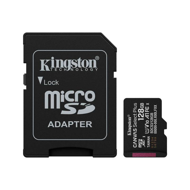 Memoria Micro Sd Canvas Select Plus 128Gb Sdcs3/128Gb Kingston