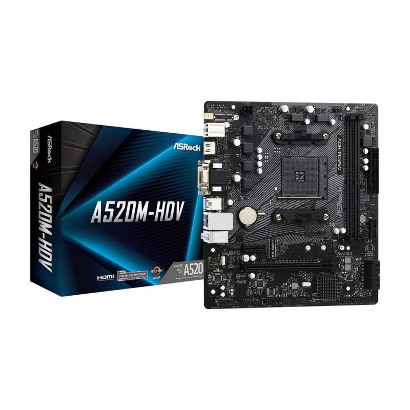 Motherboard A520M-Hdv 90-Mxbe50-A0Uayz Asrock