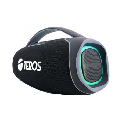 Parlante Portã¡Til Teros Te-6045N Bluetooth 5.3 60W Rgb Ipx5 Negro