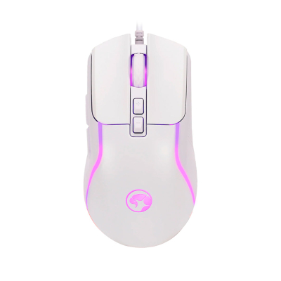 Mouse Gaming Marvo M292 Capo 20 8000 Dpi 7 Botones Rgb Blanco