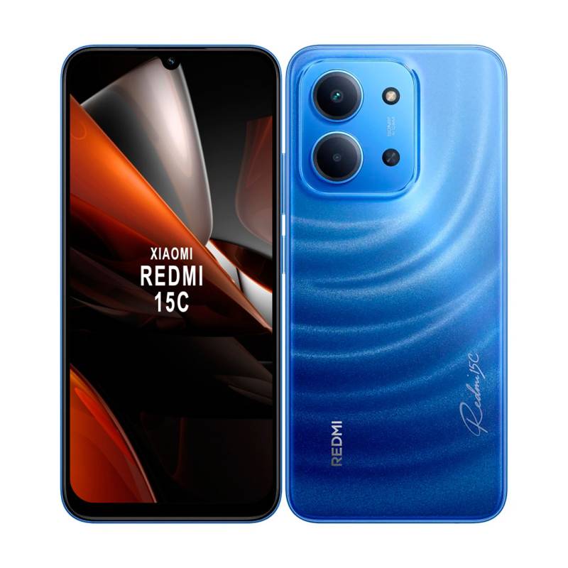 Smartphone Redmi 15C Xiaomi 4G 4+4Gb 128Gb Dual Sim Azul