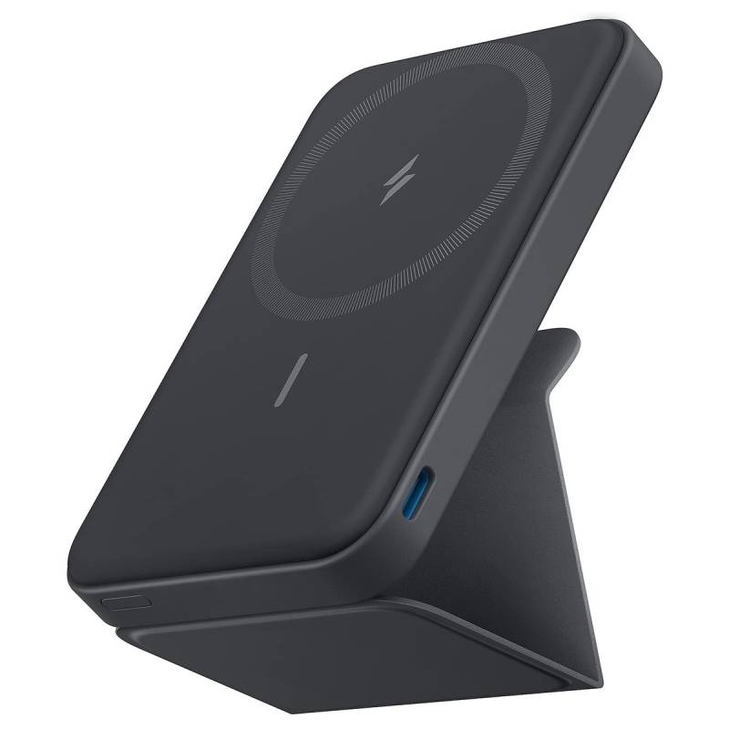 Power Bank Magn&Eacute;Tico Anker 622 Maggo A1614H13 5000Mah 7,5W Usb-C Con Soporte Plegable Negro