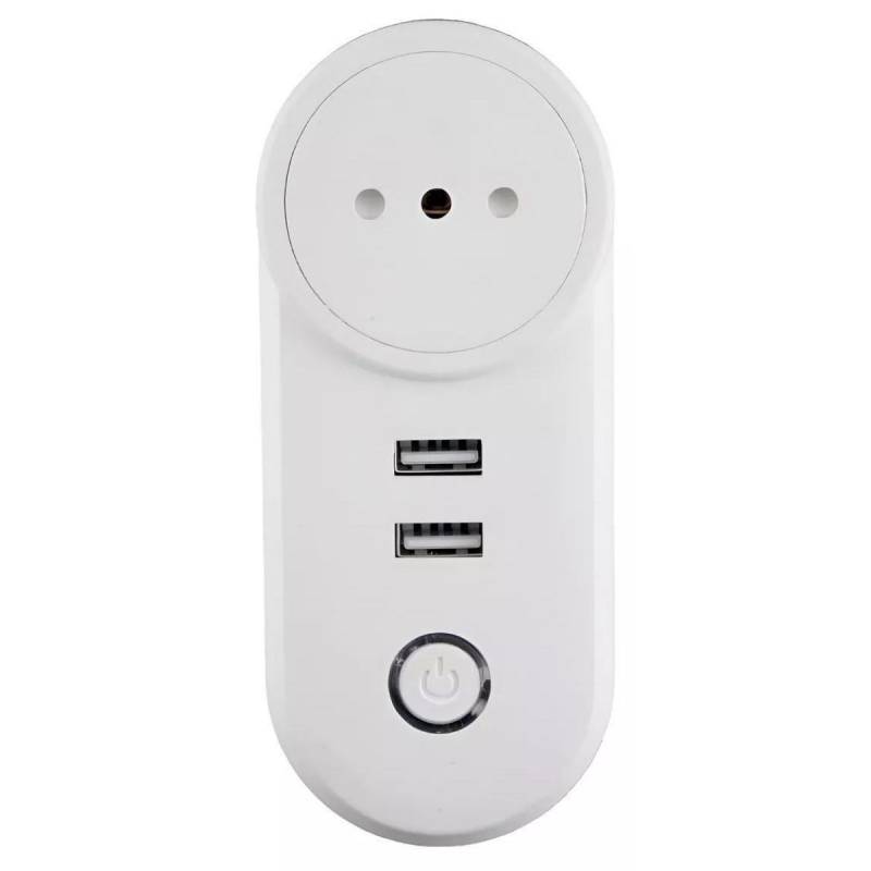 Enchufe Inteligente Zp-Lz-It2U-Wh-En It Zigbee 3.0 Usbx2 Oem Zigbee 3.0 Blanco