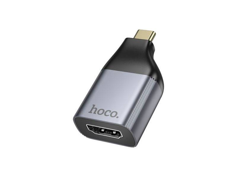 Adaptador Hoco Ua33 Usb-C A Hdmi Gris Metalico.