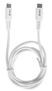 Cable Teros Te-70208W Usb-C A Usb-C 100W 1M Blanco