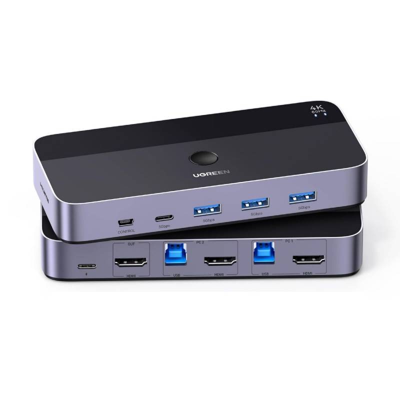 Switch Kvm Hdmi 2 En 1 Usb 3.0 15707 Ugreen