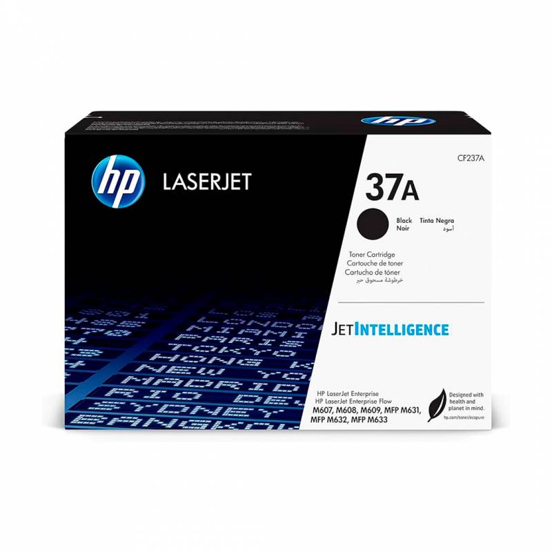 Toner Original Hp Cf237A Negro. Rendimiento 11.000 Copias.