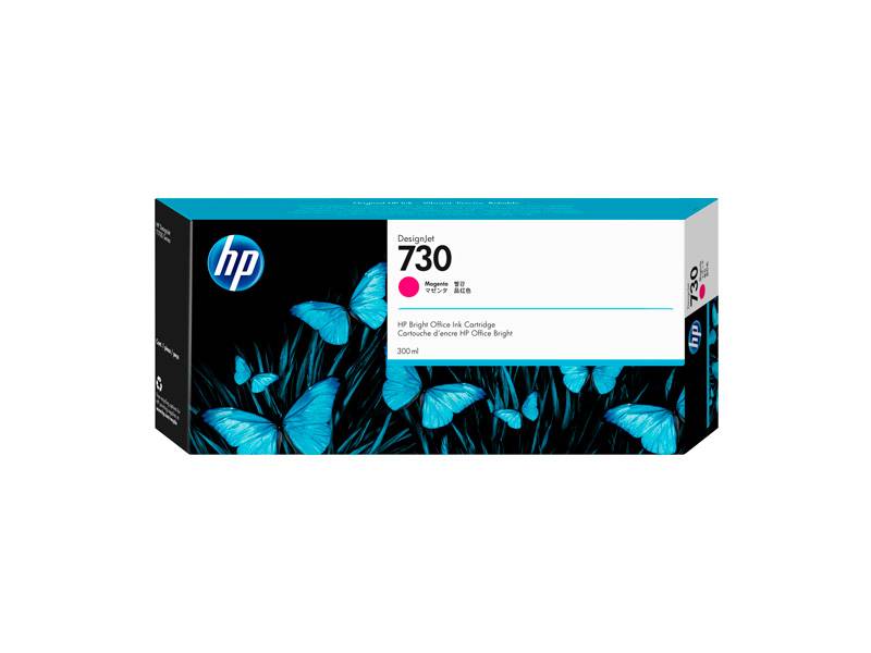Cartucho De Tinta Original Hp 730  Magenta De 300Ml. P2V69A