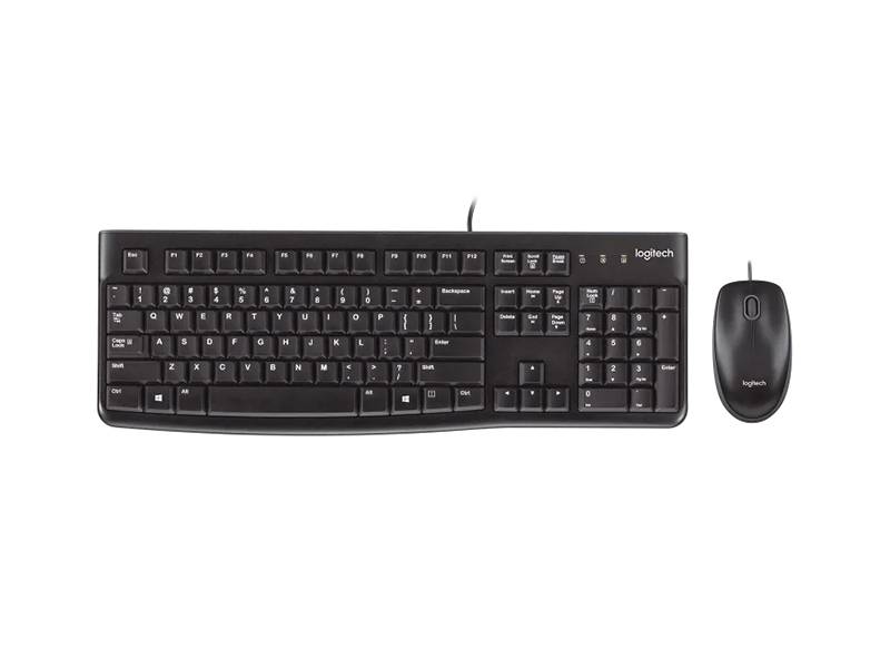 Combo Teclado Y Mouse Logitech Mk120 Usb
